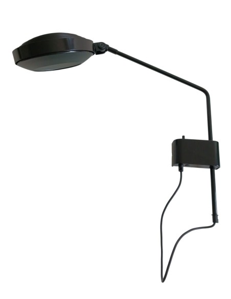 Applique murale halogène Lumina 65N elle 55 noire r7s max 300w avec variateur